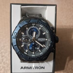 Armitron Men's Navy and Black Sport Chronograph Watch